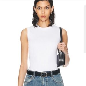 Flore Flore Esme tank in white size M